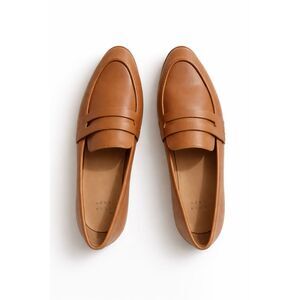 531 Tan Faux Leather Penny Loafer Casual Chic Work Brown Slip-On Comfort